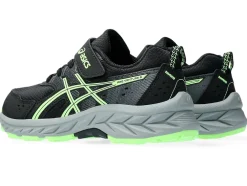 Outlet ASICS GEL-VENTURE 9 PRE-SCHOOL Black/Illuminate Green