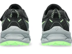 Outlet ASICS GEL-VENTURE 9 PRE-SCHOOL Black/Illuminate Green