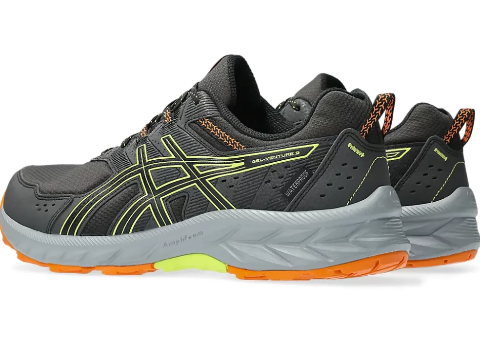 Store ASICS GEL-VENTURE 9 WATERPROOF Graphite Grey/Neon Lime
