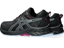 Fashion ASICS GEL-VENTURE 9 WATERPROOF Black/Light Blue