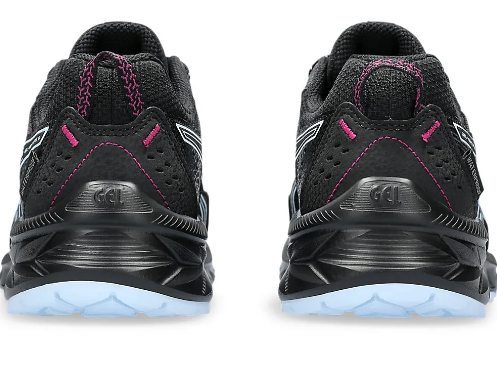 Fashion ASICS GEL-VENTURE 9 WATERPROOF Black/Light Blue