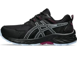 Fashion ASICS GEL-VENTURE 9 WATERPROOF Black/Light Blue