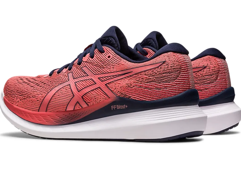 New ASICS GlideRide 3 Papaya/Midnight