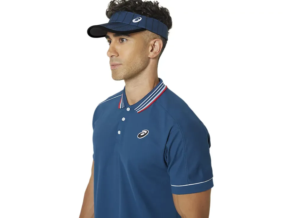 Cheap ASICS GRAPHIC VISOR Mako Blue