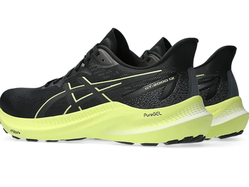 Cheap ASICS GT-2000 12 Black/Glow Yellow