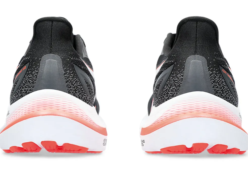 Clearance ASICS GT-2000 12 Black/Sunrise Red
