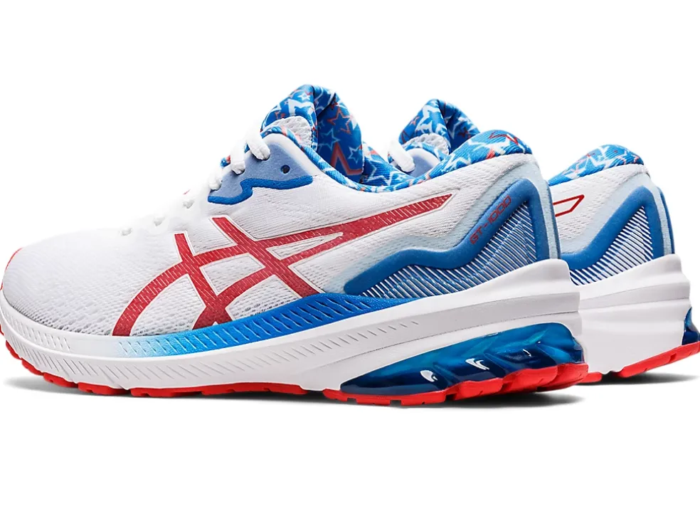 Online ASICS GT-1000 11 White/Electric Red