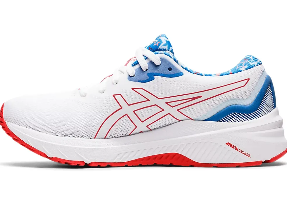 Online ASICS GT-1000 11 White/Electric Red