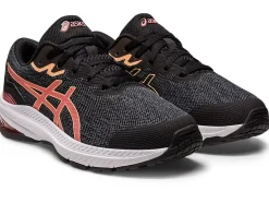 Cheap ASICS GT-1000 11 GRADE SCHOOL Black/Papaya