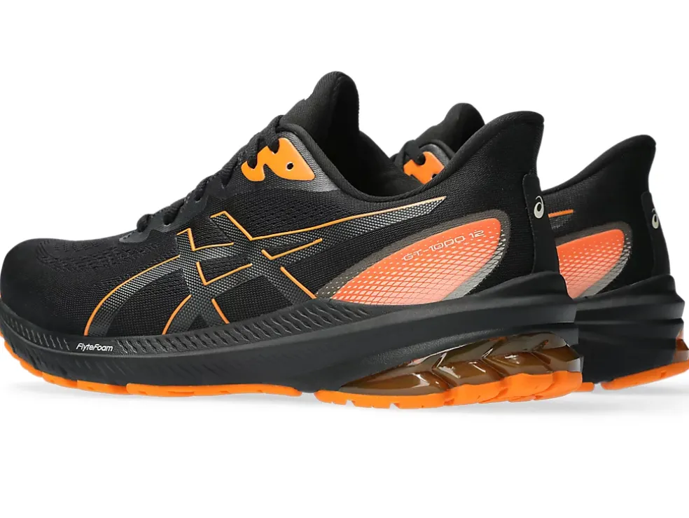 Cheap ASICS GT-1000 12 GTX Black/Bright Orange