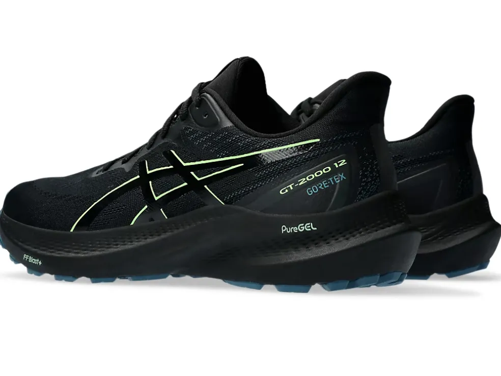 Best Sale ASICS GT-2000 12 GTX Black/Illuminate Green