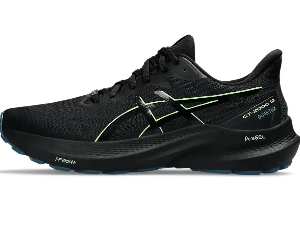 Best Sale ASICS GT-2000 12 GTX Black/Illuminate Green