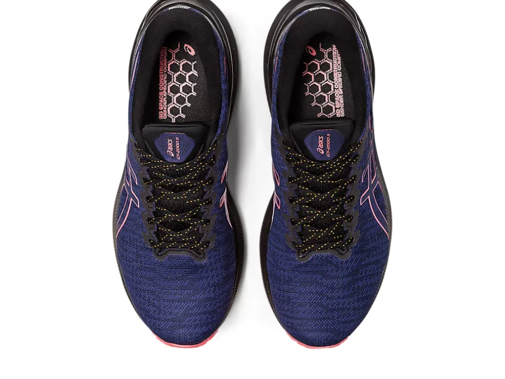 Hot ASICS GT-2000 11 GTX Black/Indigo Blue
