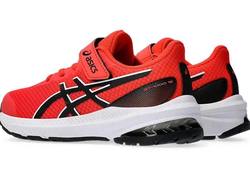 Best ASICS GT-1000 12 PRE-SCHOOL True Red/Black