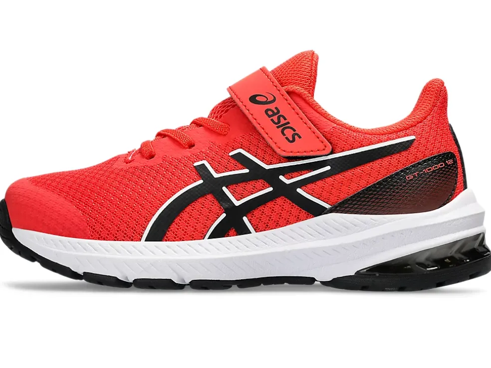 Best ASICS GT-1000 12 PRE-SCHOOL True Red/Black