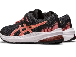 Best ASICS GT-1000 11 PRE-SCHOOL Black/Papaya