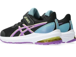 Best ASICS GT-1000 12 PRE-SCHOOL Black/Cyber Grape