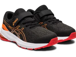 Best Sale ASICS GT-1000 11 PRE-SCHOOL Graphite Grey/Fiery Red