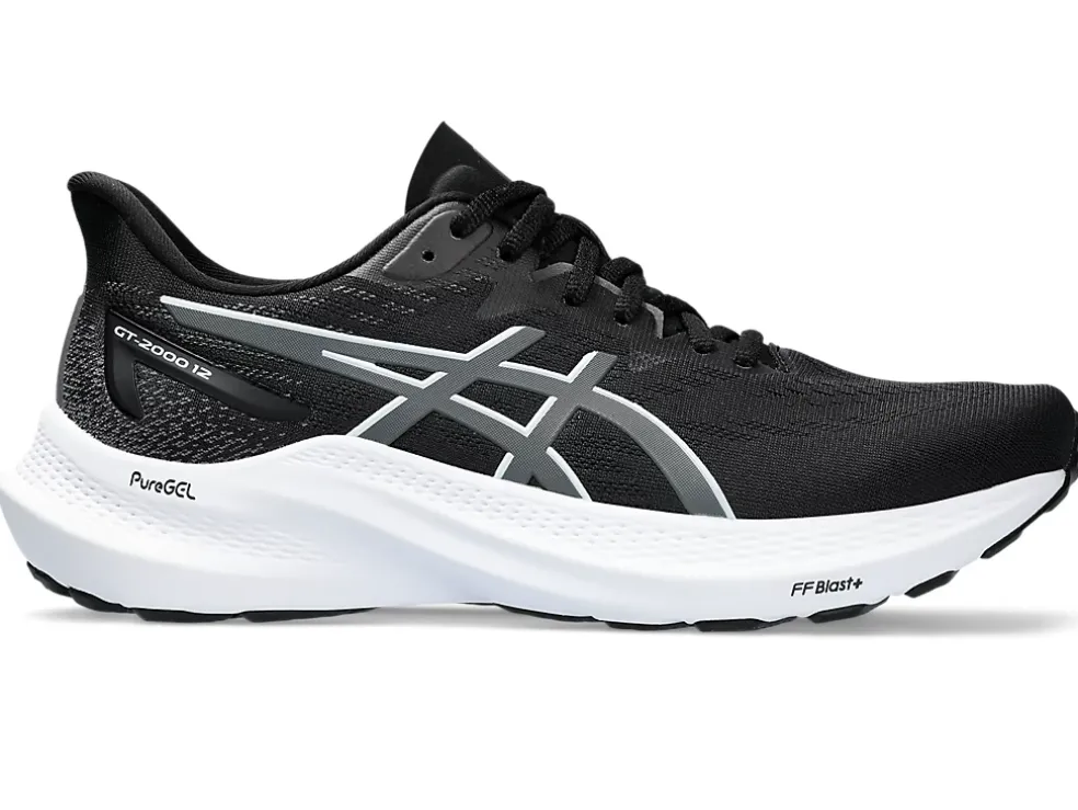 Fashion ASICS GT-2000 12 WIDE Black/Carrier Grey