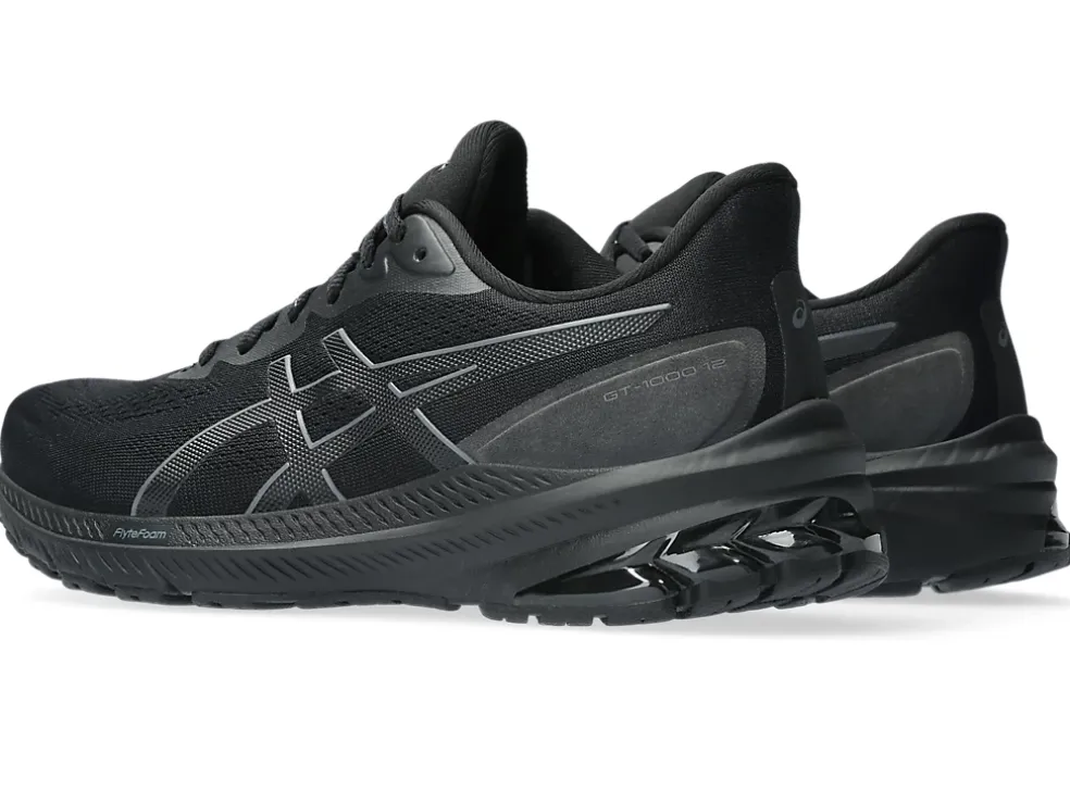 New ASICS GT-1000 12 WIDE Black/Carrier Grey