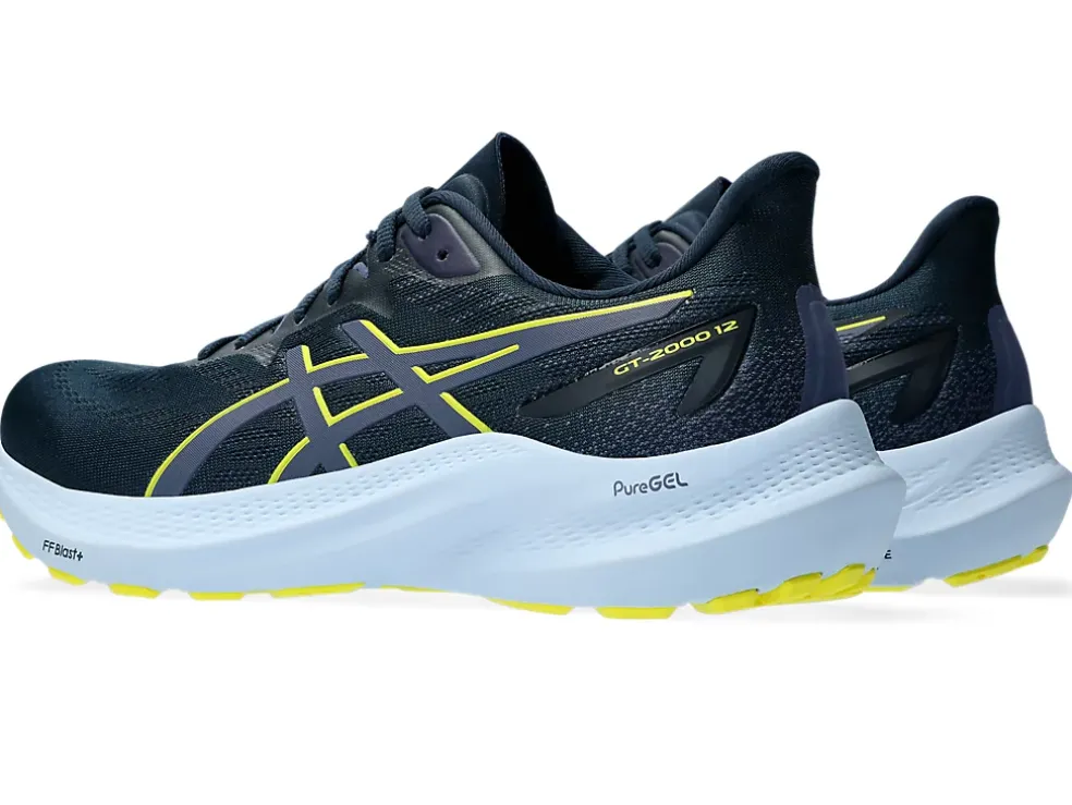 Online ASICS GT-2000 12 WIDE French Blue/Bright Yellow