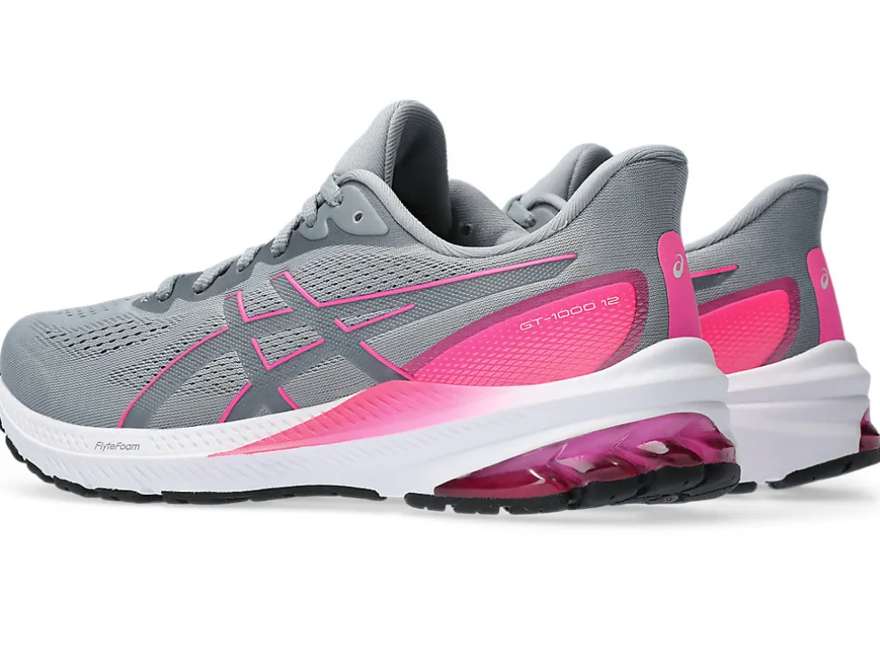 Store ASICS GT-1000 12 WIDE Sheet Rock/Hot Pink