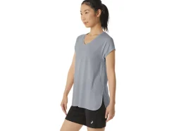 Cheap ASICS HEATHER VNECK TOP Piedmont Grey Heather