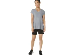 Cheap ASICS HEATHER VNECK TOP Piedmont Grey Heather