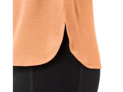 Clearance ASICS HEATHER VNECK TOP Summer Dune Heather