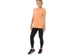 Clearance ASICS HEATHER VNECK TOP Summer Dune Heather