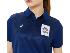 New ASICS HEX GRADIENT POLO WCH Dark Blue (Pantone 281 C)
