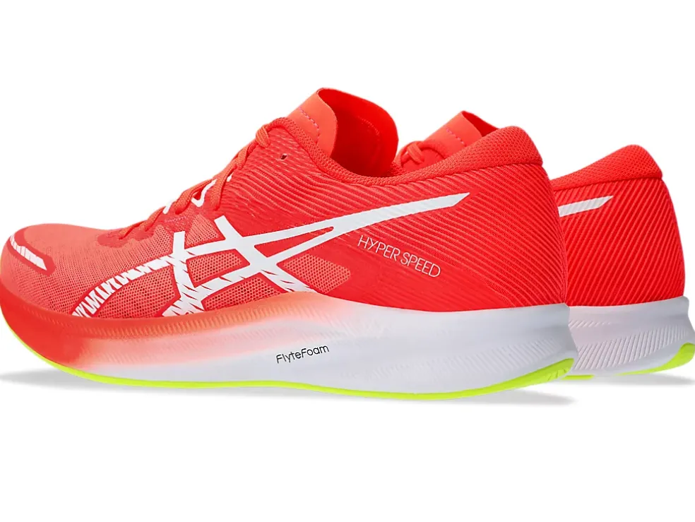 Cheap ASICS HYPER SPEED 3 Sunrise Red/White