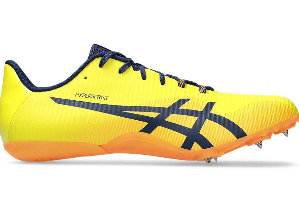 Hot ASICS HYPERSPRINT 8 Bright Yellow/Blue Expanse