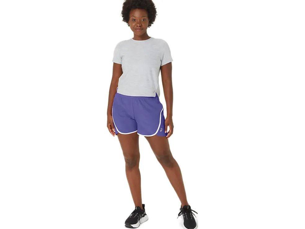 Discount ASICS 4IN PR LYTE SHORT 2.0 Blue Violet/Brilliant White