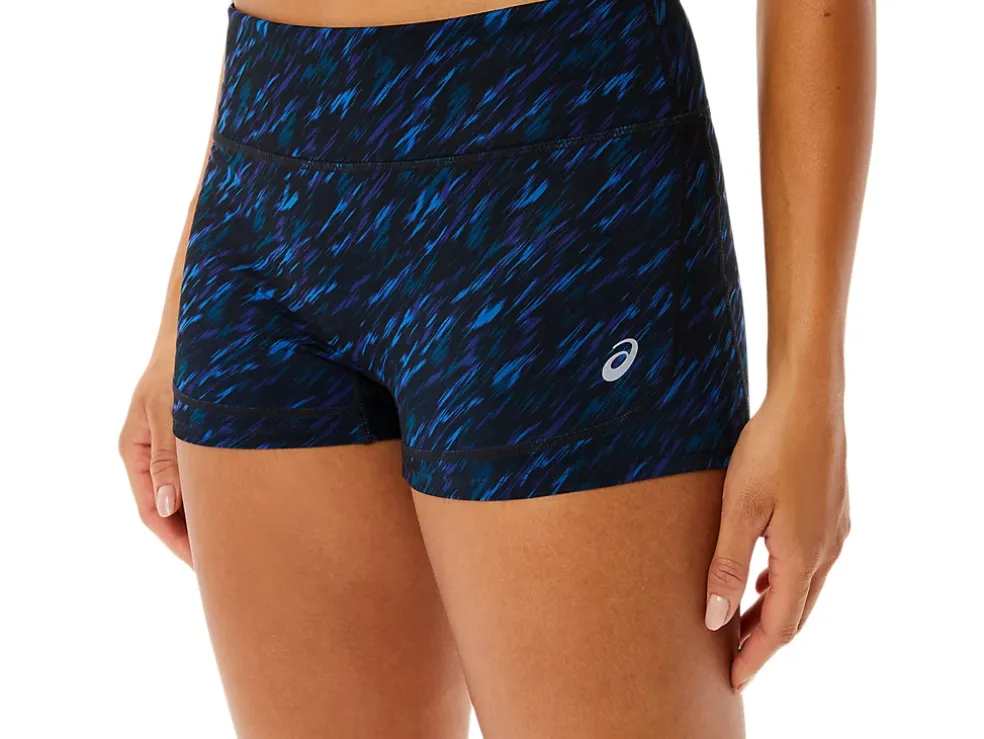 Best Sale ASICS 2IN TRAIN SHORT Night Shade/Lake Drive Print