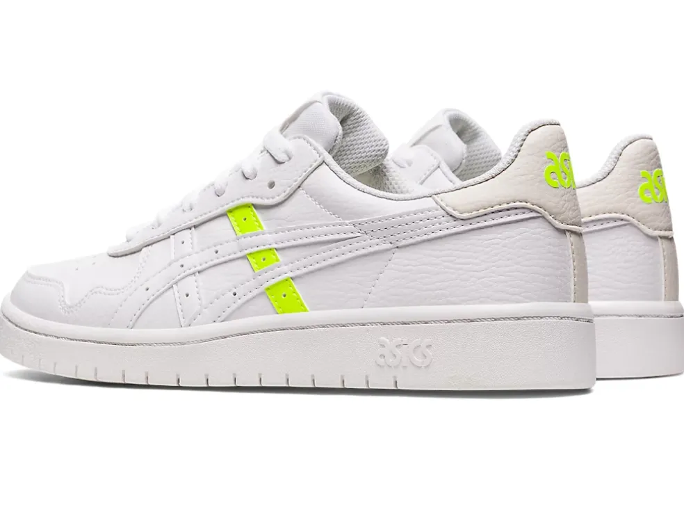 Fashion ASICS JAPAN S White/Safety Yellow