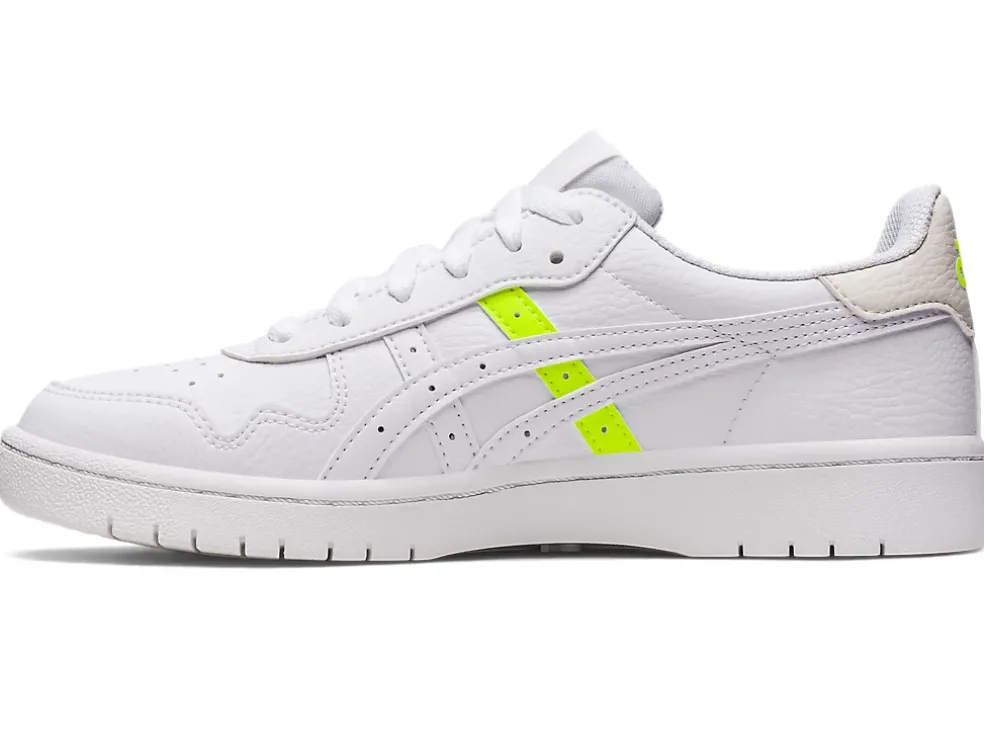 Fashion ASICS JAPAN S White/Safety Yellow