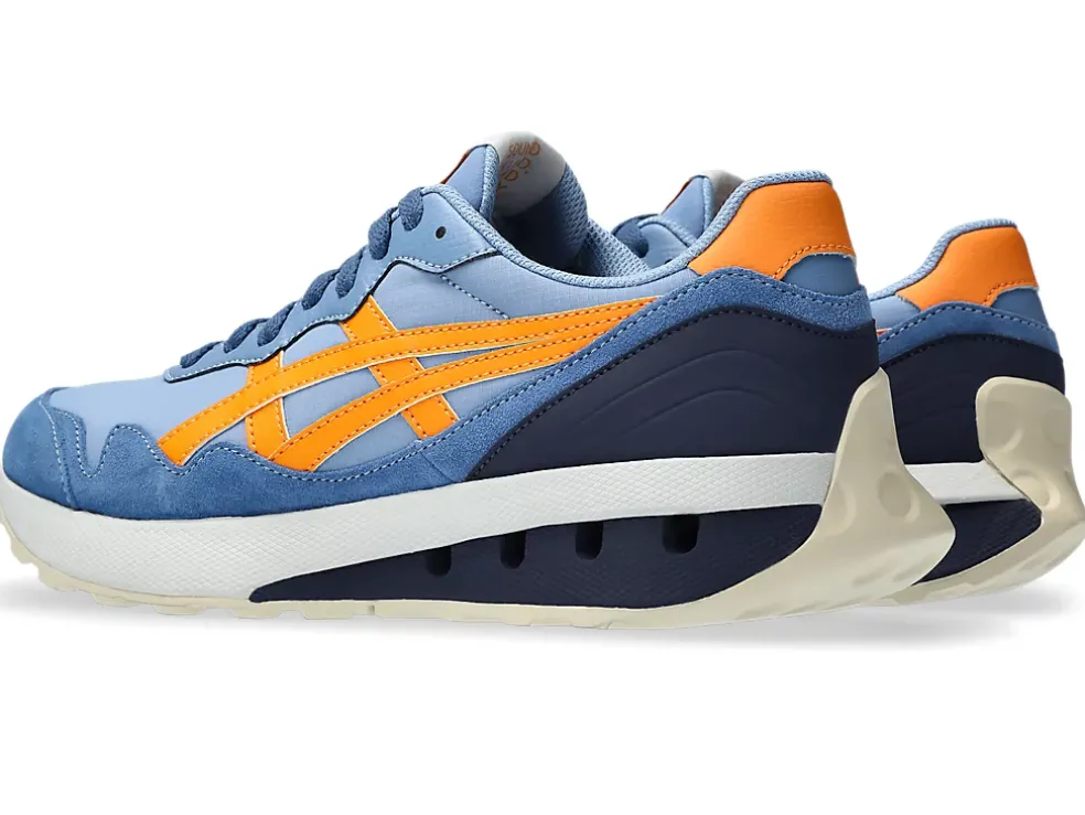 New ASICS JOGGER X81 Blue Harmony/Bengal Orange