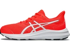 New ASICS JOLT 4 GRADE SCHOOL Sunrise Red/White