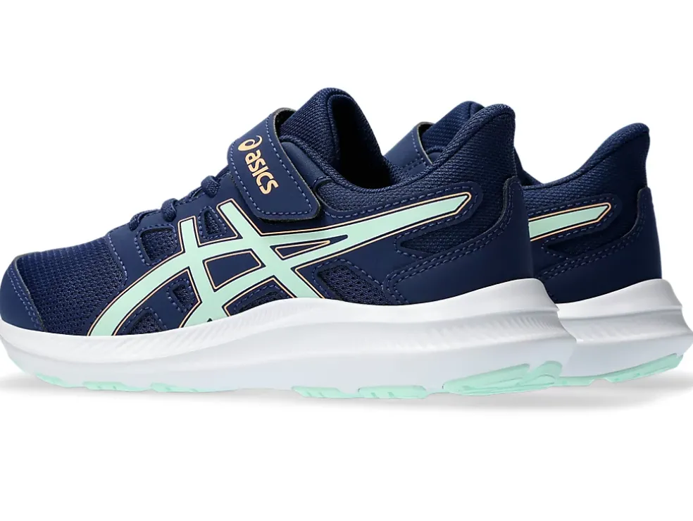 Best ASICS JOLT 4 PRE-SCHOOL Blue Expanse/Mint Tint