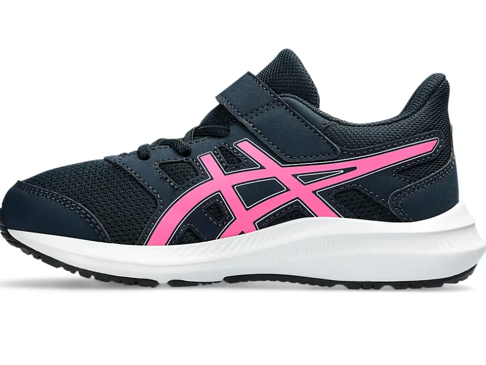 Best ASICS JOLT 4 PRE-SCHOOL French Blue/Hot Pink