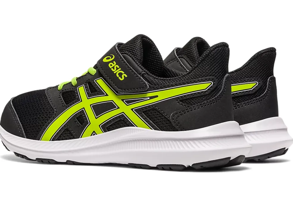 Flash Sale ASICS JOLT 4 PRE-SCHOOL Black/Lime Zest