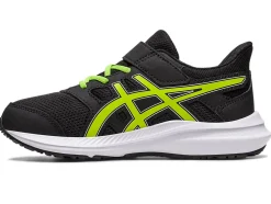 Flash Sale ASICS JOLT 4 PRE-SCHOOL Black/Lime Zest