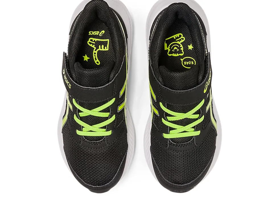 Flash Sale ASICS JOLT 4 PRE-SCHOOL Black/Lime Zest