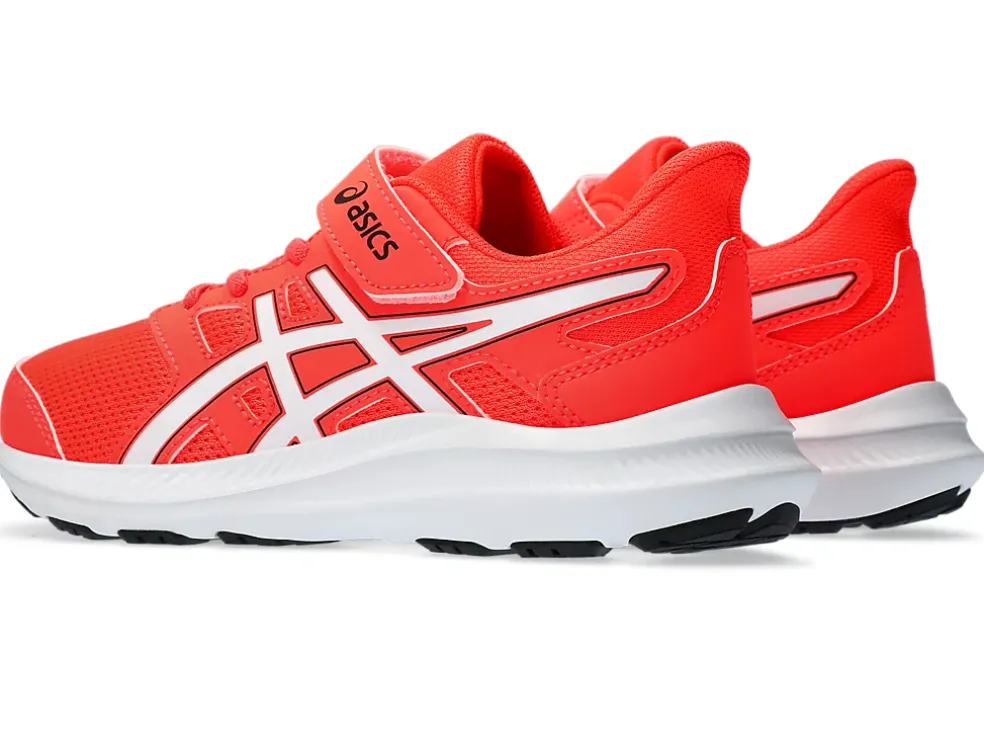 Store ASICS JOLT 4 PRE-SCHOOL Sunrise Red/White