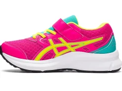 New ASICS JOLT 3 PRE-SCHOOL Pink Glo/Sour Yuzu