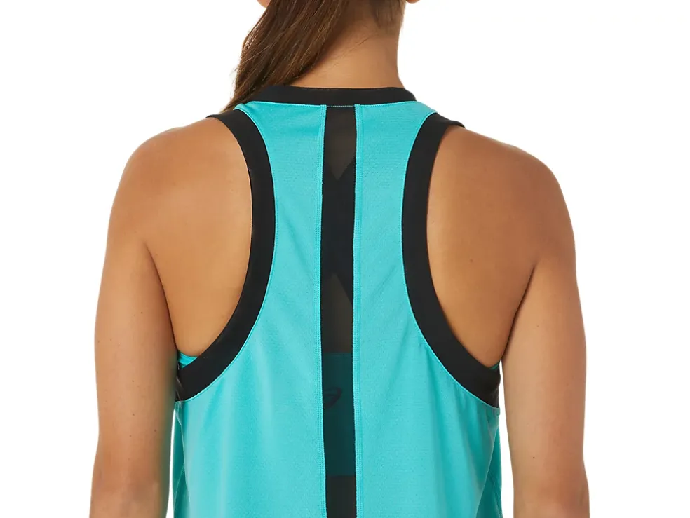 Flash Sale ASICS KATE MESH TANK Sea Glass