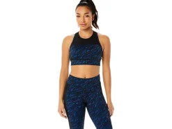 Cheap ASICS KATE STRAPPY BRA Night Shade/Lake Drive Print