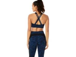Cheap ASICS KATE STRAPPY BRA Night Shade/Lake Drive Print