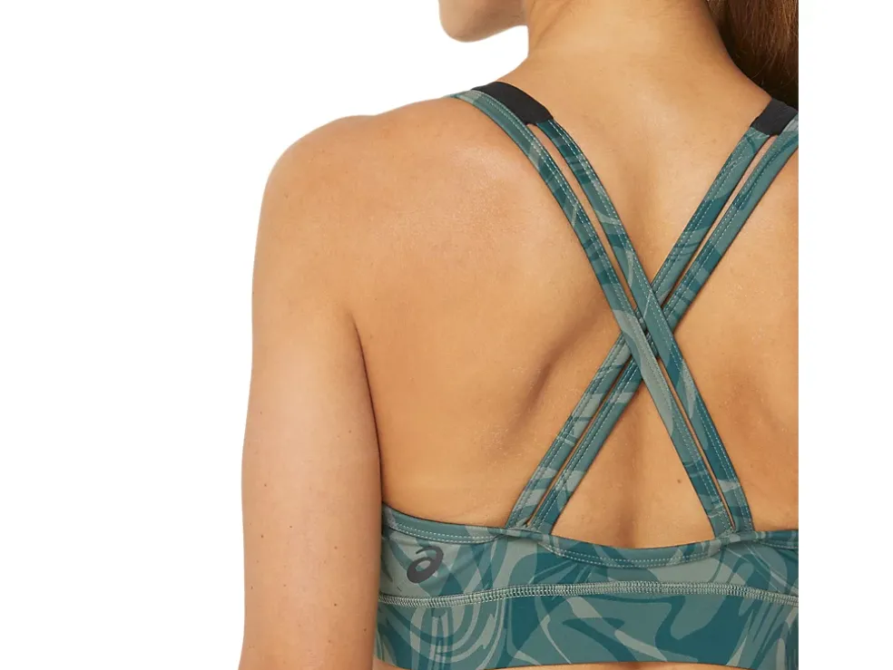 Clearance ASICS KATE STRAPPY BRA Ivy Sumi Drop